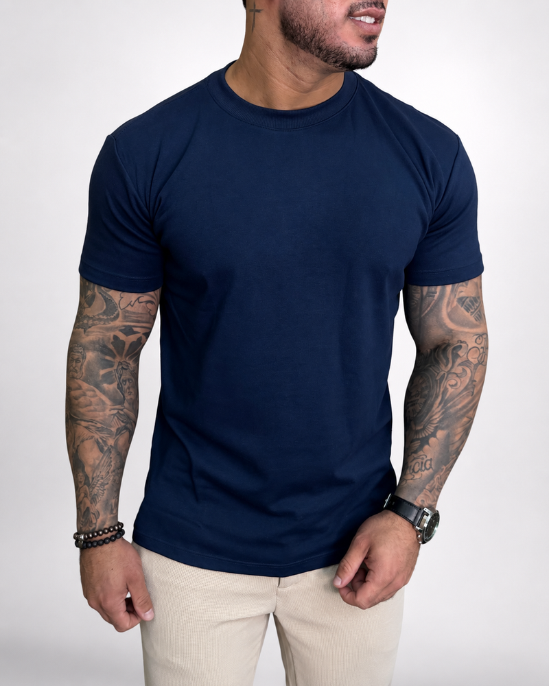 Camiseta Ribana Slim Fit Masculina | Lord Outfit
