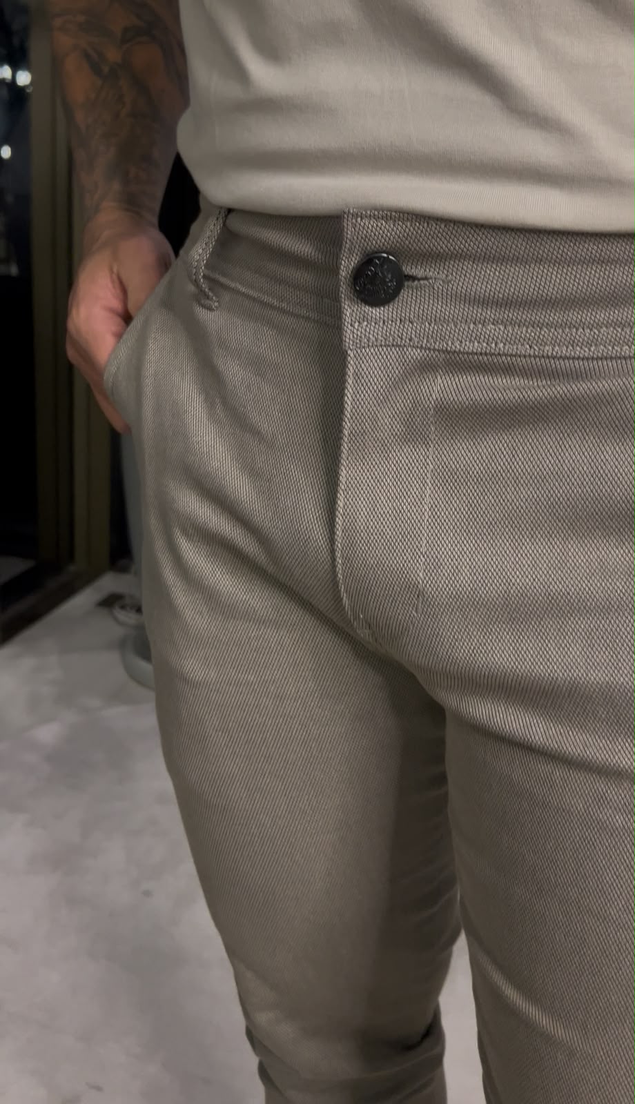Calça Alfaiataria Texturizada Masculina | Lord Outfit