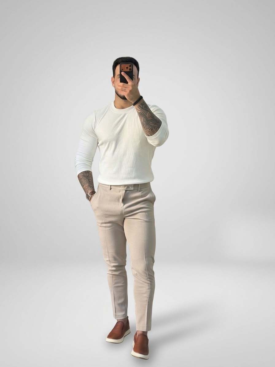 Calça Italiana Malha Premium Ajustada | Lord Outfit