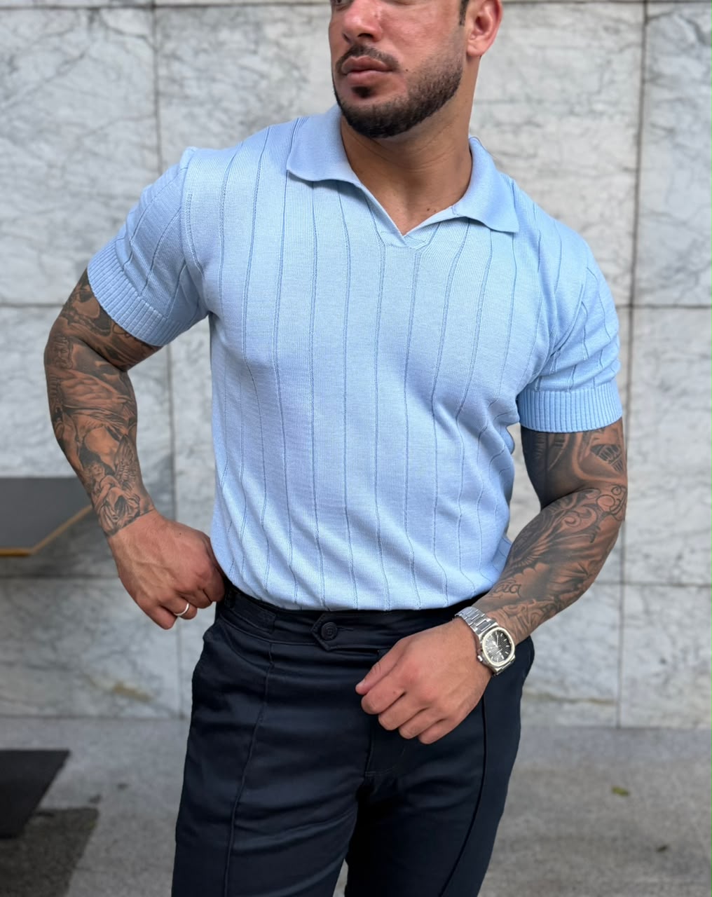 Camisa Polo Italiana Masculina Ajuste Perfeito | Lord Outfit