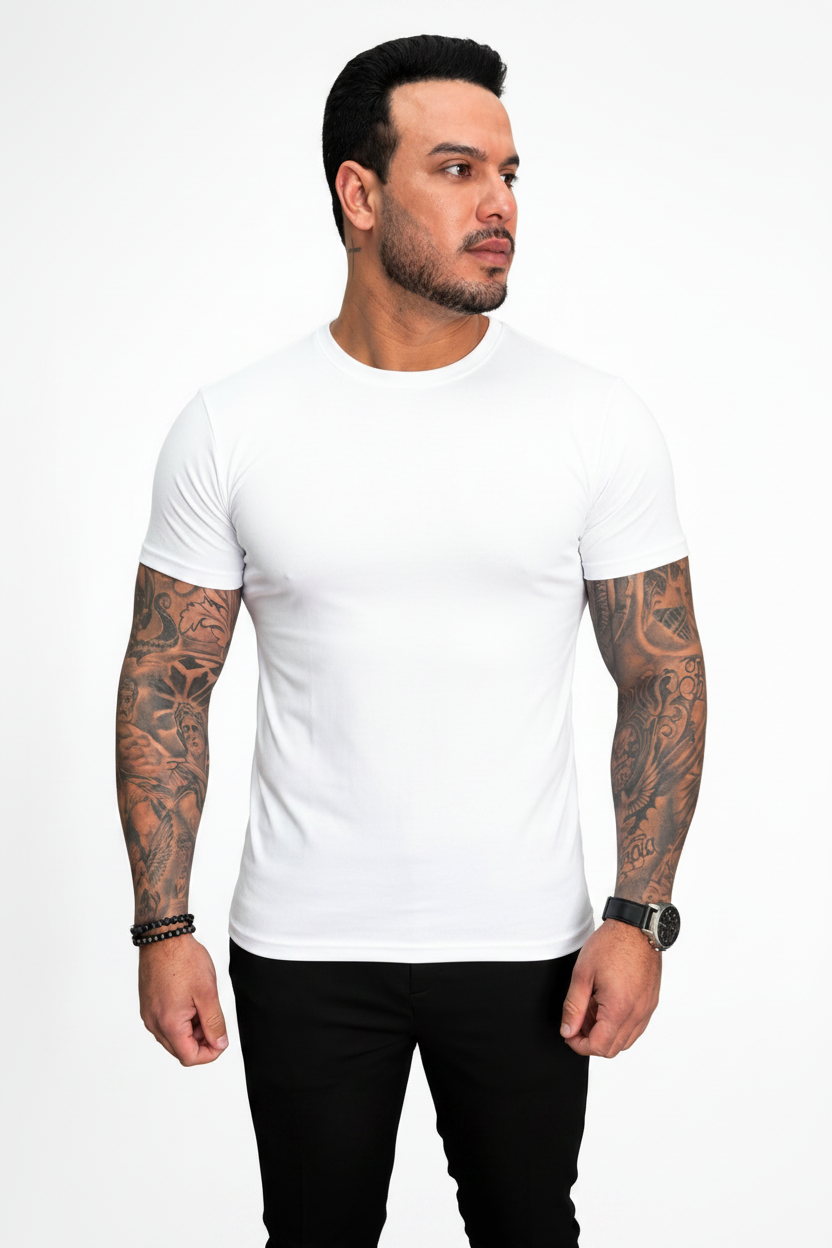 Camiseta Ribana Slim Fit Masculina | Lord Outfit