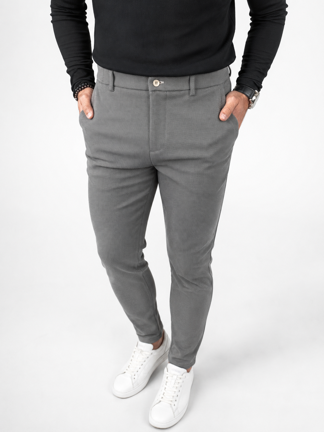 Calça Alfaiataria Texturizada Masculina | Lord Outfit