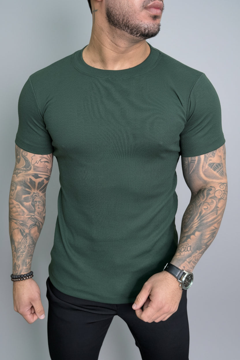 Camiseta Ribana Slim Fit Masculina | Lord Outfit
