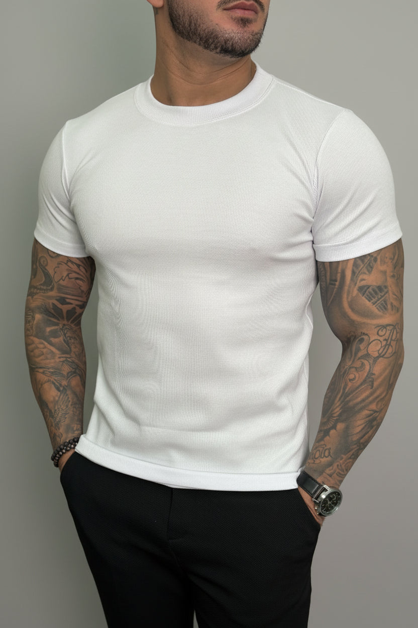 Camiseta Ribana Slim Fit Masculina | Lord Outfit