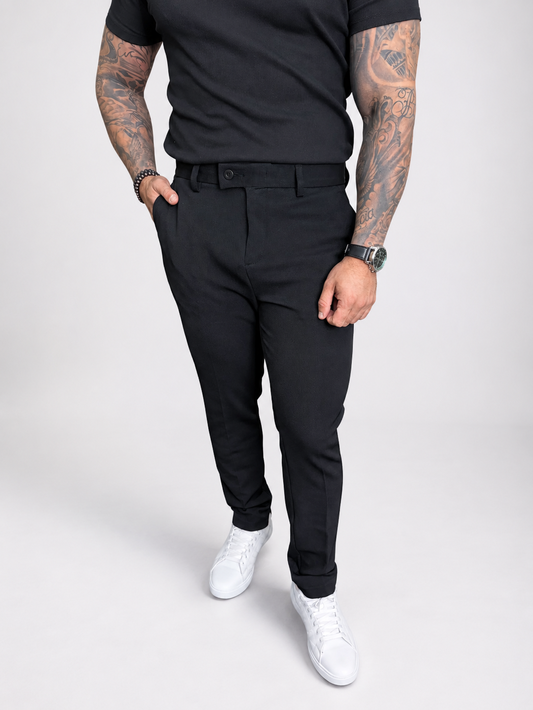 Calça Italiana Malha Premium Ajustada | Lord Outfit