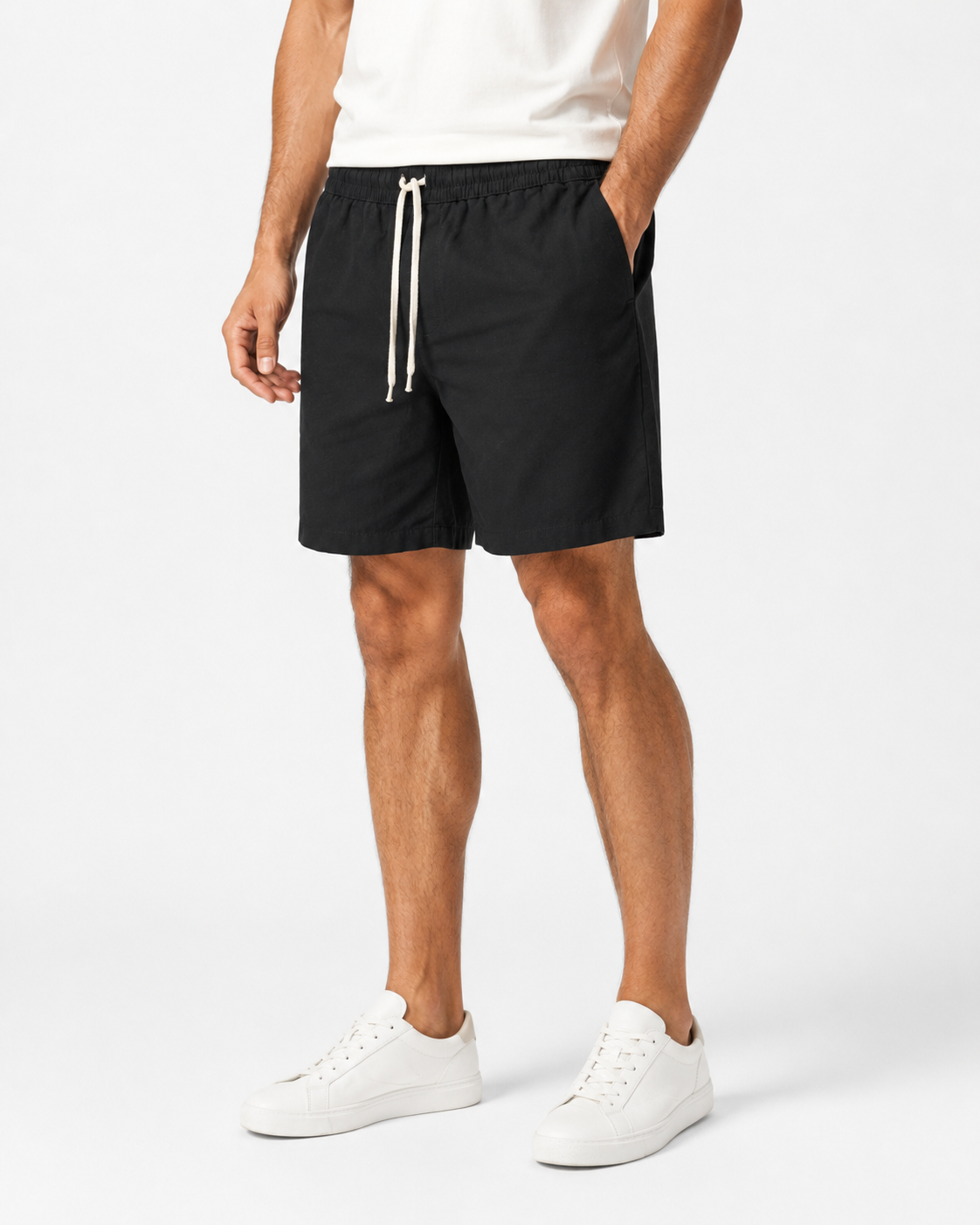 Shorts de Linho Masculino Caimento Moderno | Lord Outfit