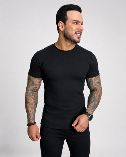 Camiseta Ribana Slim Fit Masculina | Lord Outfit