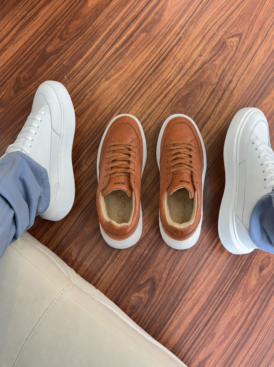 Sapato Hugo Boss Couro Casual | Lord Outfit