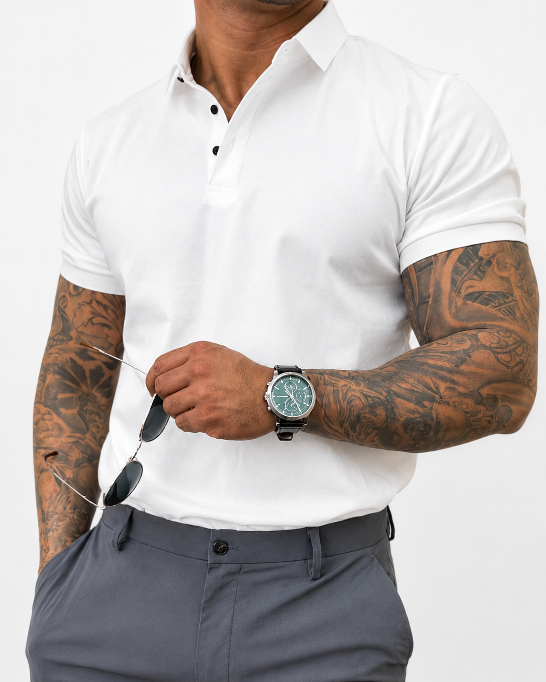 Conjunto Polo Conde e Calça Marquês Slim | Lord Outfit
