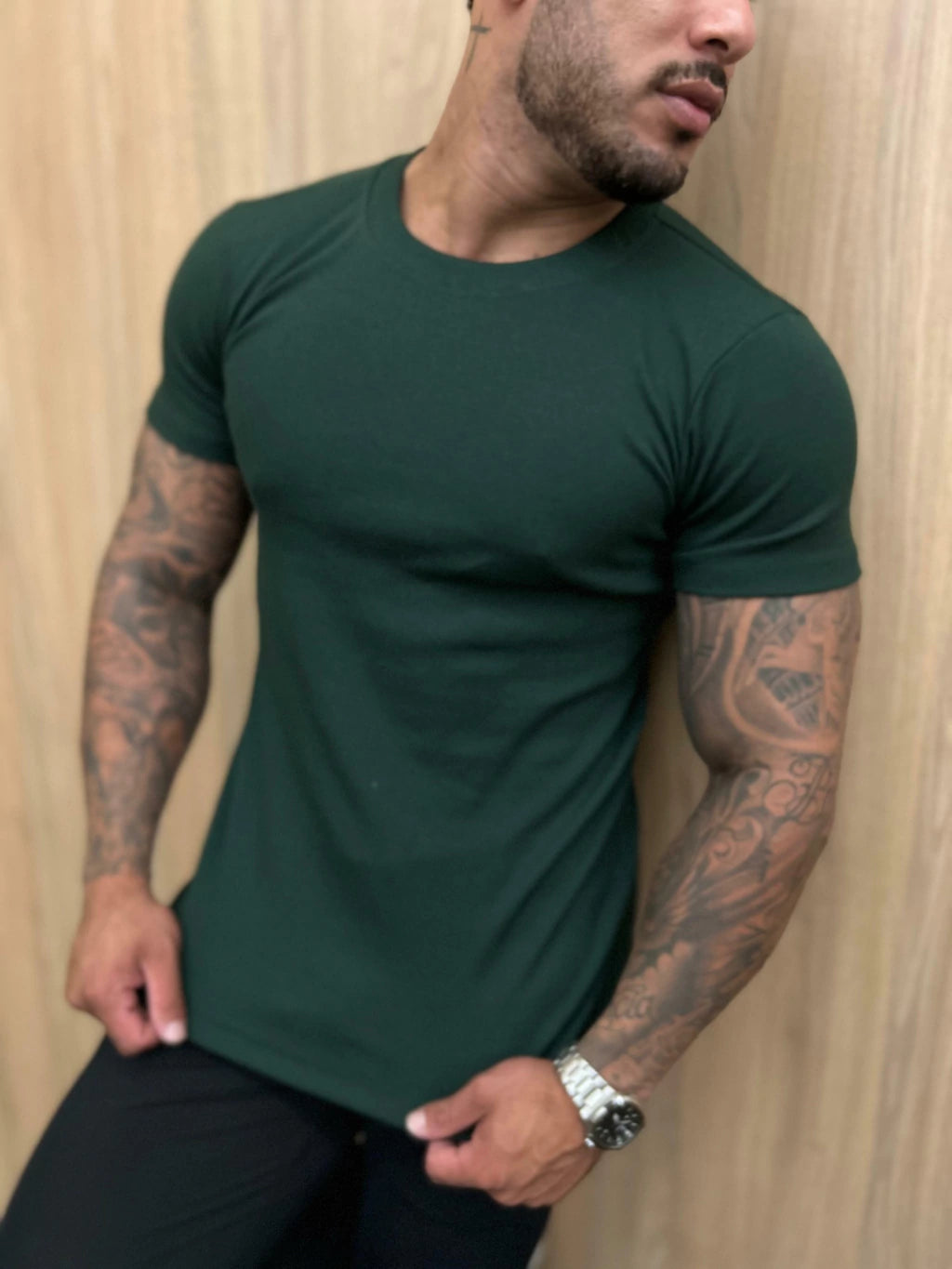 Camiseta Ribana Slim Fit Masculina | Lord Outfit
