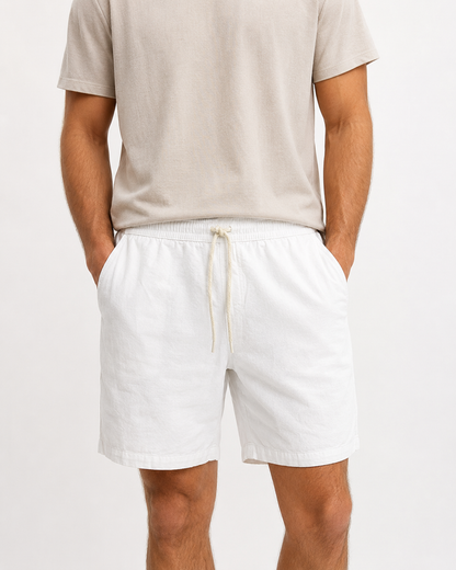 Shorts de Linho Masculino Caimento Moderno | Lord Outfit