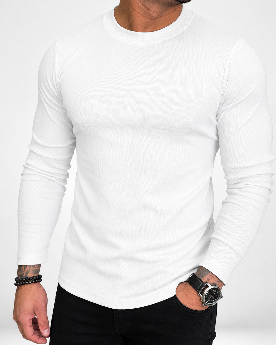 Camiseta Ribana Manga Longa Masculina | Lord Outfit