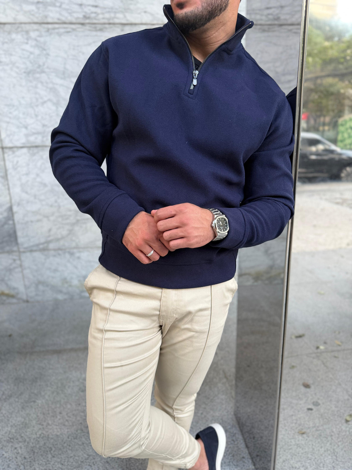 Moletom Masculino com Zíper Slim | Lord Outfit