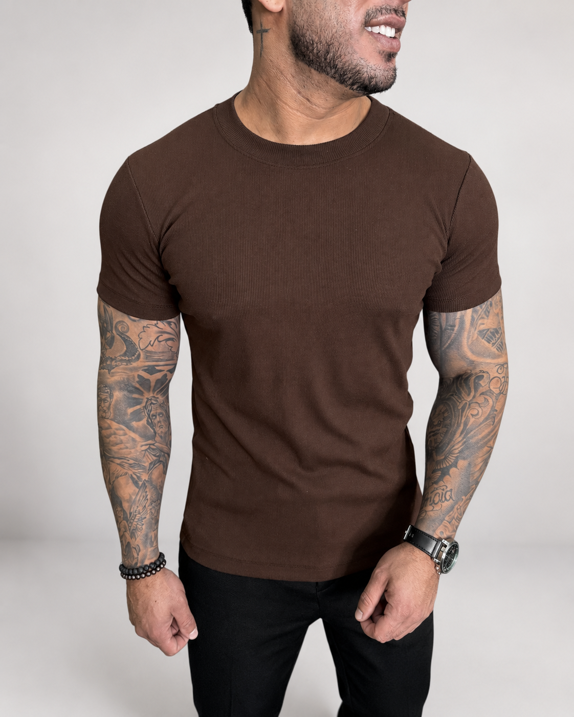 Camiseta Ribana Slim Fit Masculina | Lord Outfit