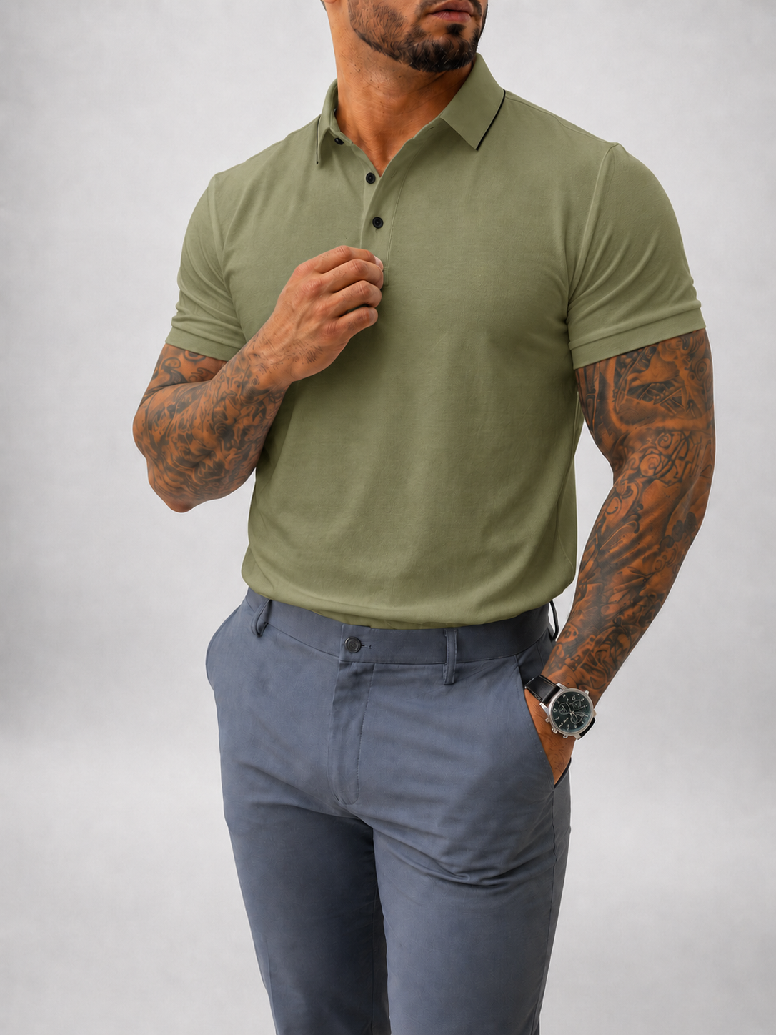 Camiseta Polo Conde Slim Tecnológica | Lord Outfit